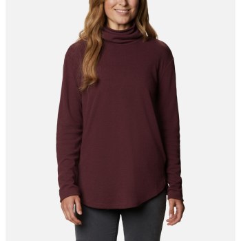 Columbia Pine Street Split Cowl Neck, Sudaderas Vino Para Mujer | 410326-AUI